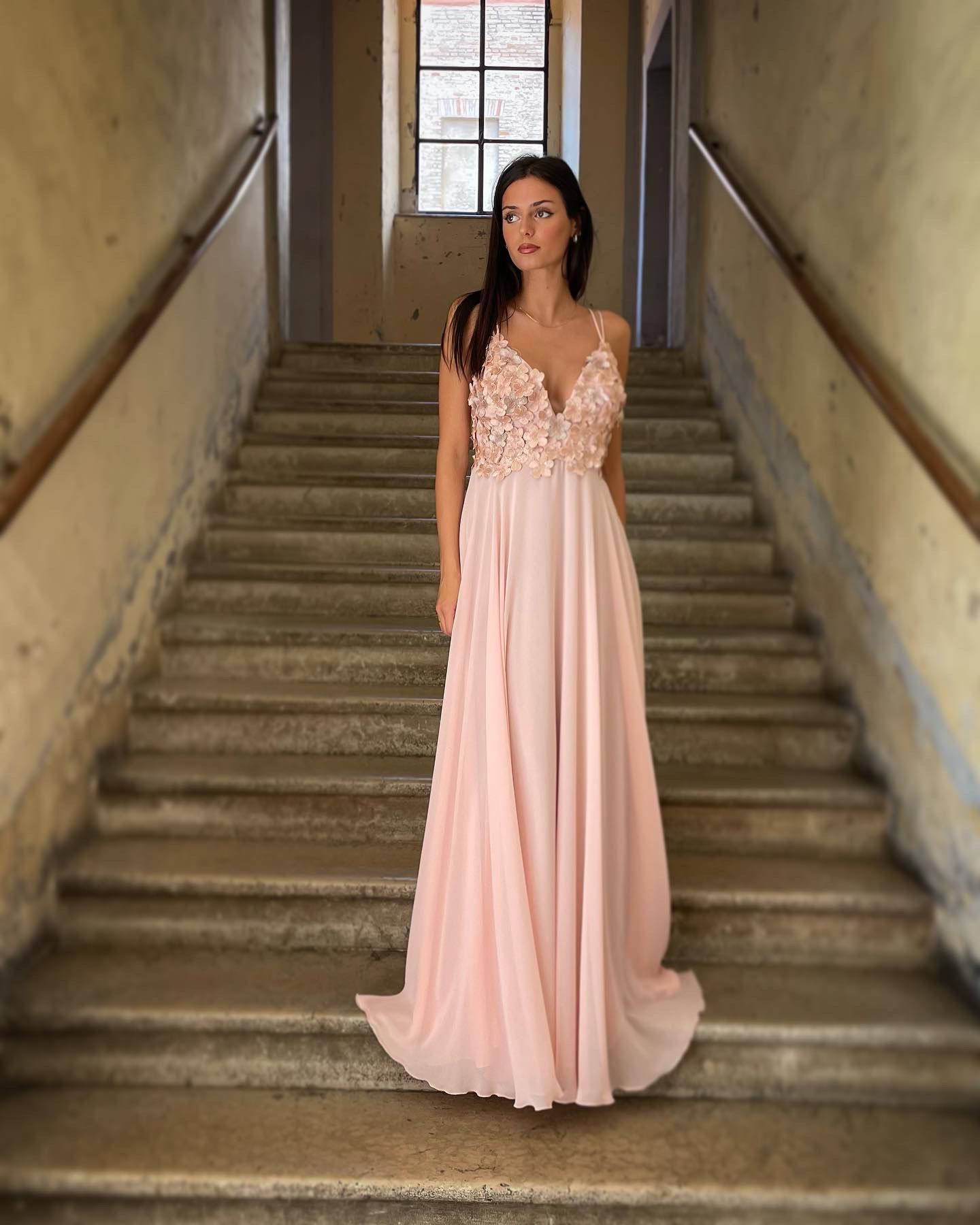 Abito Cerimonia Busca Couture Fano Pink