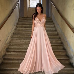 Abito Cerimonia Busca Couture Fano Pink